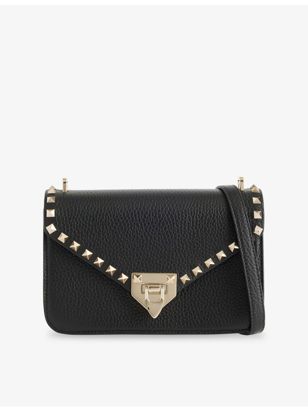 Valentino Rockstud grained leather satchel, imported from the UK