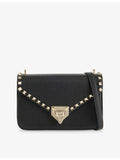 Valentino Rockstud grained leather satchel, imported from the UK