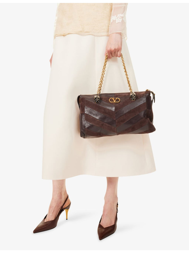 Valentino Garavani Panthea medium leather shoulder bag, UK version