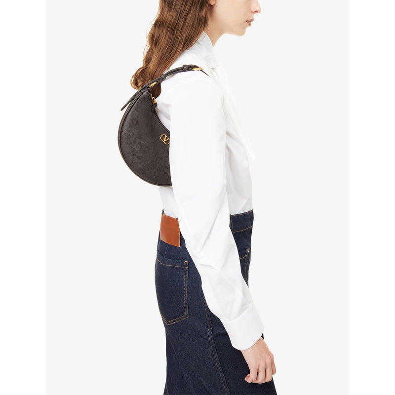 Valentino Garavani Vlogo Signature mini leather hobo bag, UK version