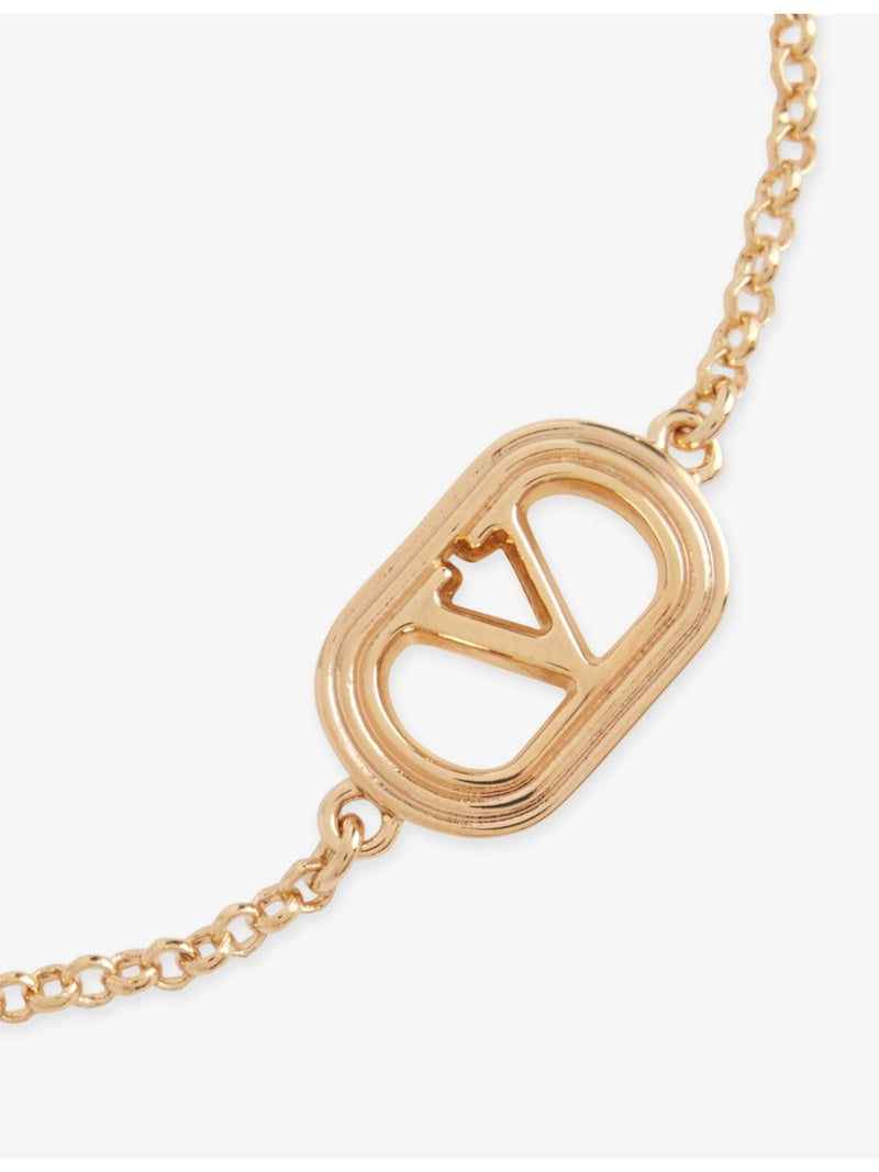 Valentino Garavani Ovalette bracelet gold-tone bronze, imported from the UK