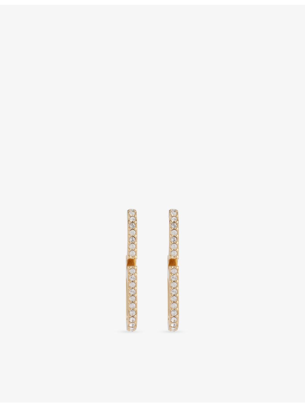 Valentino Garavani VLogo strass drop earrings, UK version