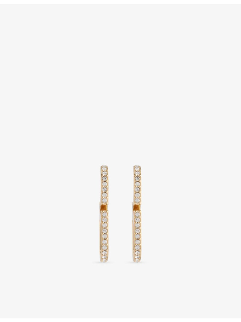 Valentino Garavani VLogo strass drop earrings, UK version