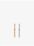 Valentino Garavani VLogo strass drop earrings, UK version