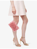 Valentino Garavani flower embroidered pouch in silk and viscose, UK version