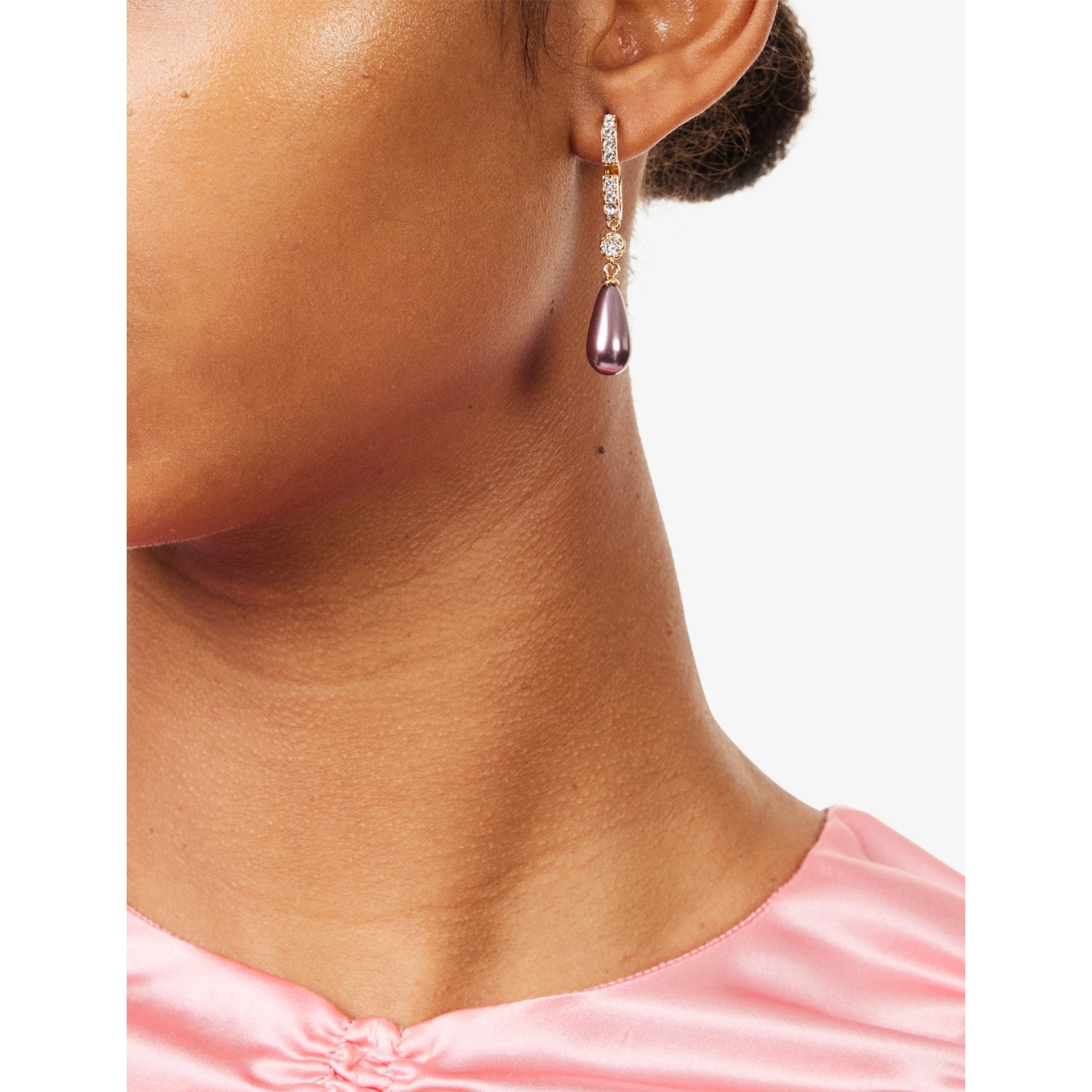 Valentino Garavani drop earrings with red stone droplet - British product