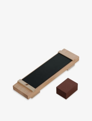 MIYABI Hinoki wood stropping block 29cm - British product