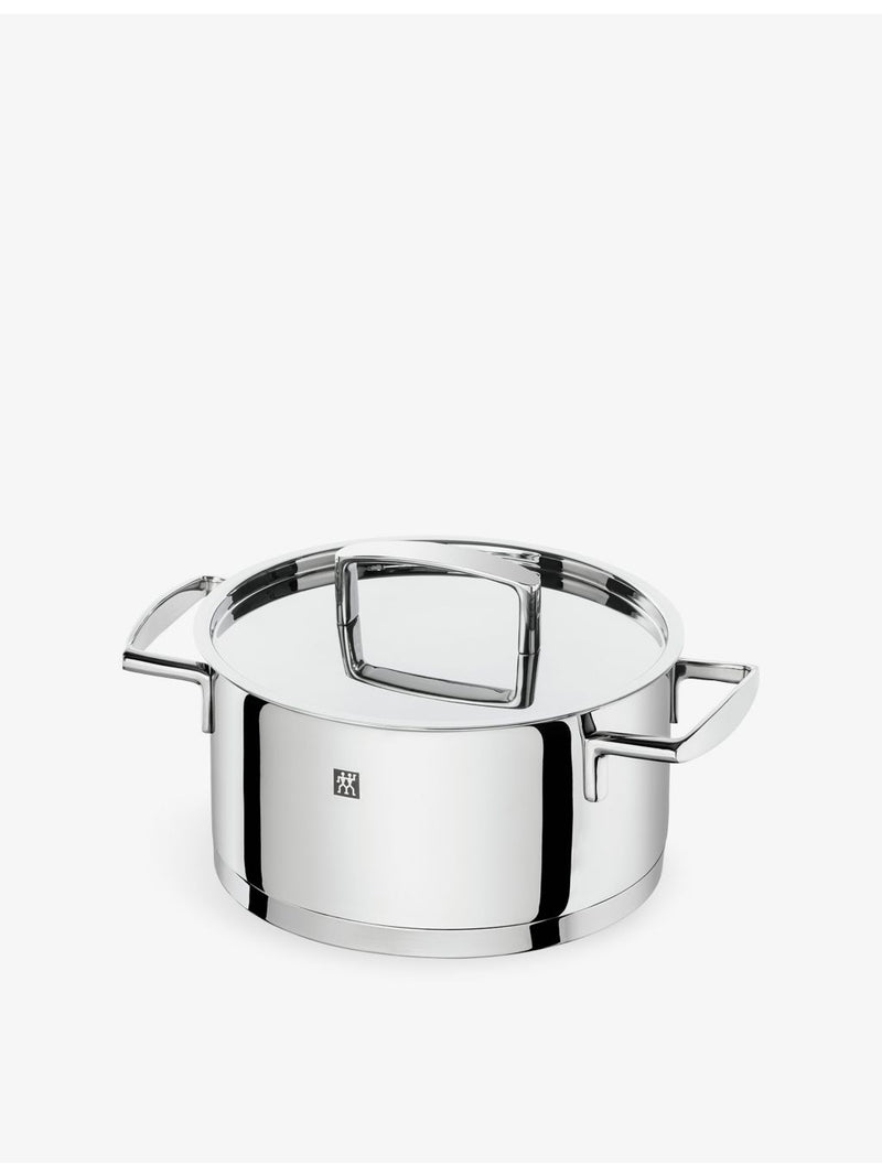 Zwilling J.A Henckels five-piece stainless steel pot set, imported from the UK