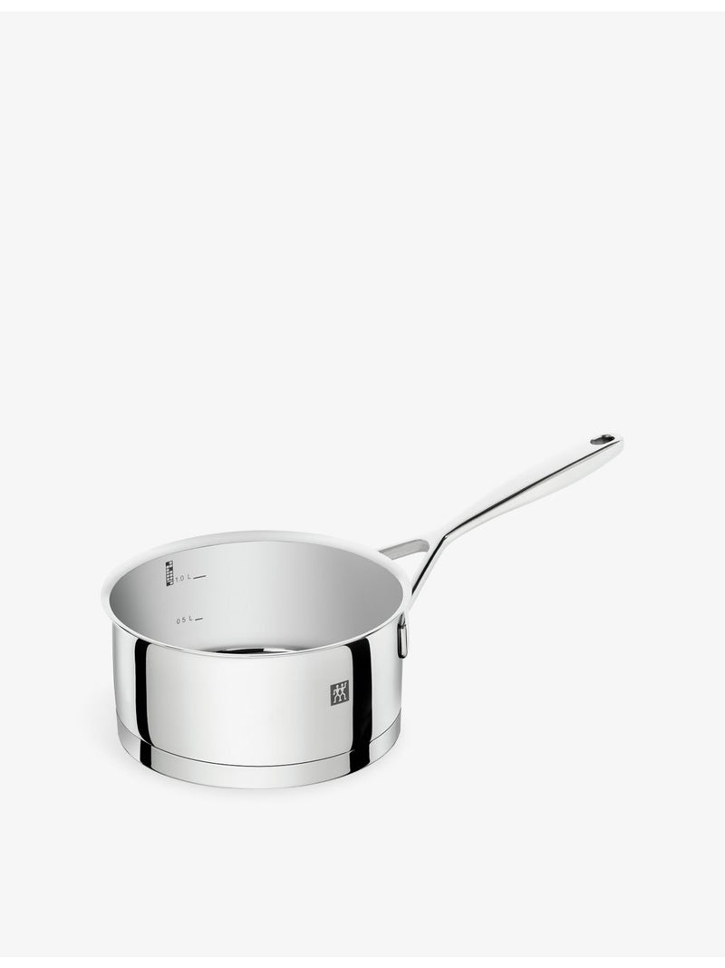 Zwilling J.A Henckels five-piece stainless steel pot set, imported from the UK