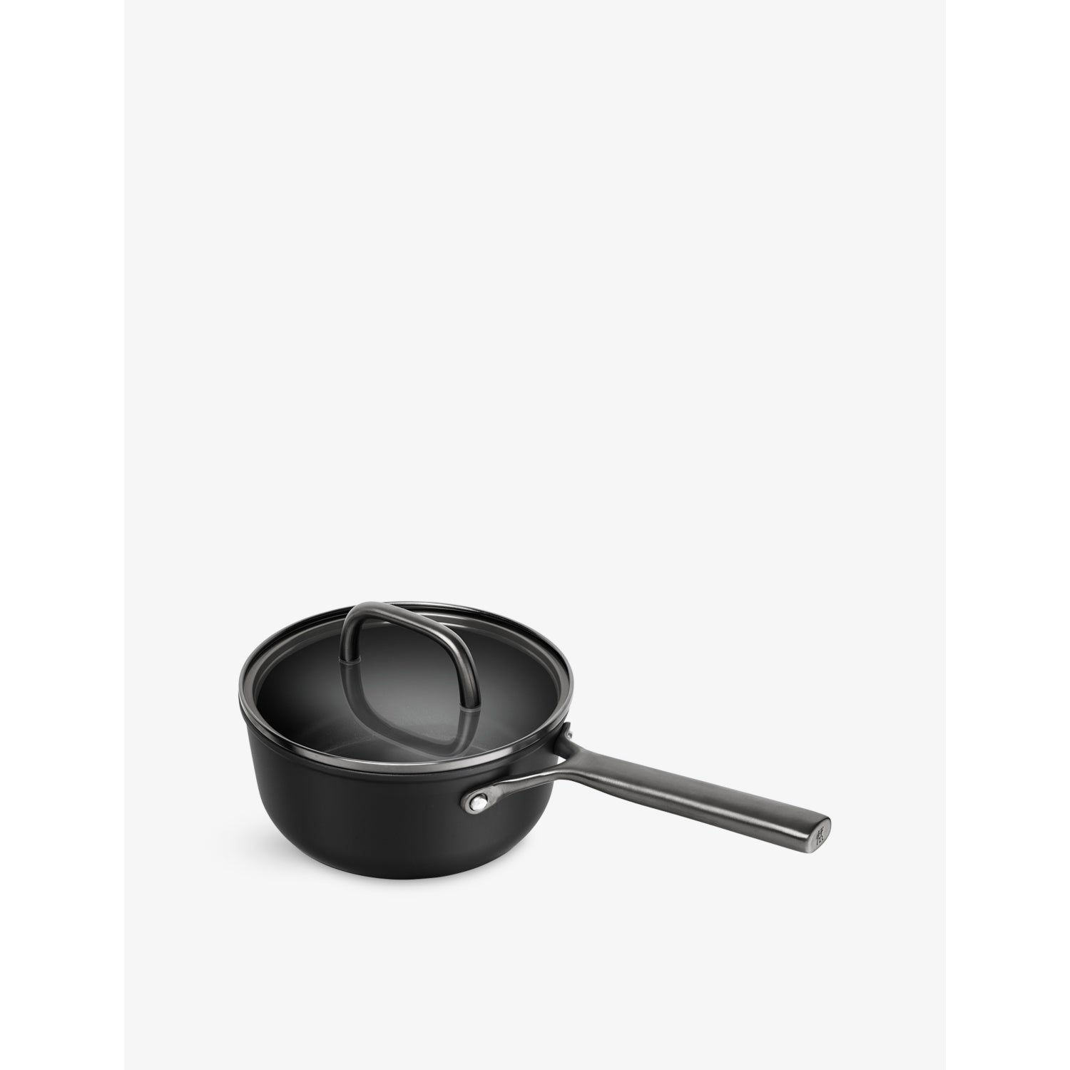 Milano Aluminium Saucepan 18cm - BLACK