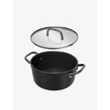Zwilling Milano 24cm aluminium stock pot with glass lid, imported from the UK