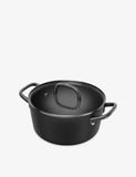 Zwilling Milano 24cm aluminium stock pot with glass lid, imported from the UK