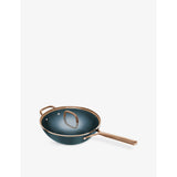 Zwilling Milano aluminium wok pan 30cm with glass lid - British product