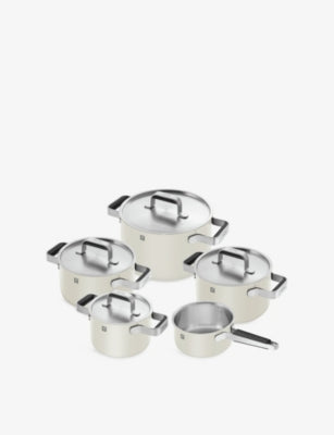 Zwilling five-piece stainless steel pot set (British brand)