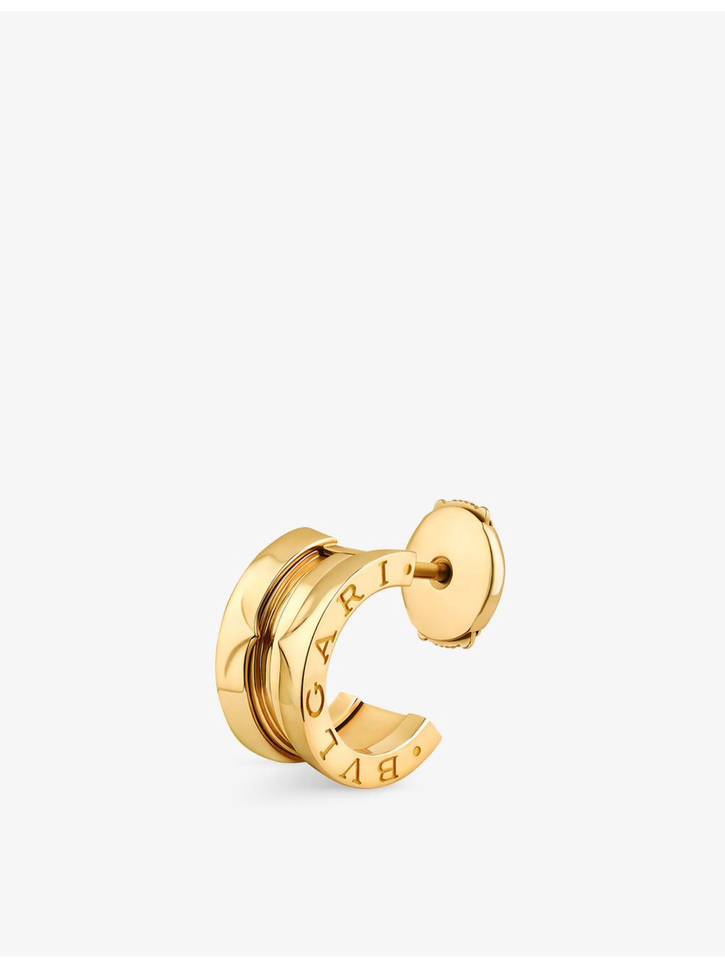 Bvlgari single hoop earring 18ct yellow gold, UK version