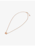 Bvlgari B.zero1 pendant necklace 18ct rose-gold 0.25ct diamond, imported from the UK
