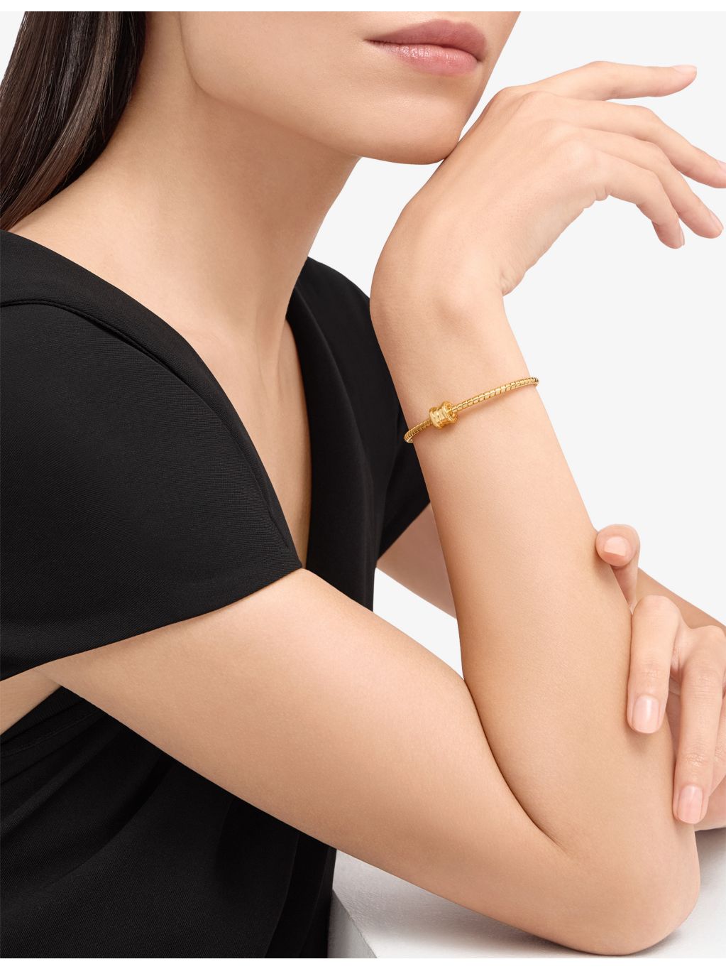 Bvlgari B.zero1 18ct yellow-gold bracelet, imported from the UK