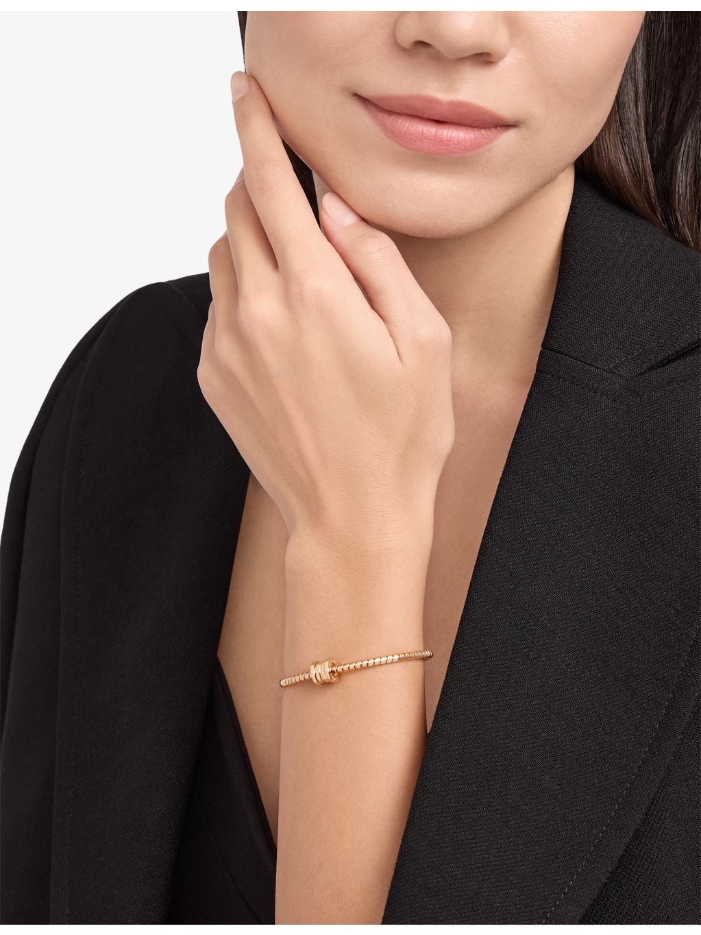 Bvlgari B.zero1 18ct rose-gold bracelet - British product