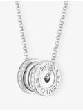 Bvlgari B.zero1 18ct white gold diamond necklace, UK version