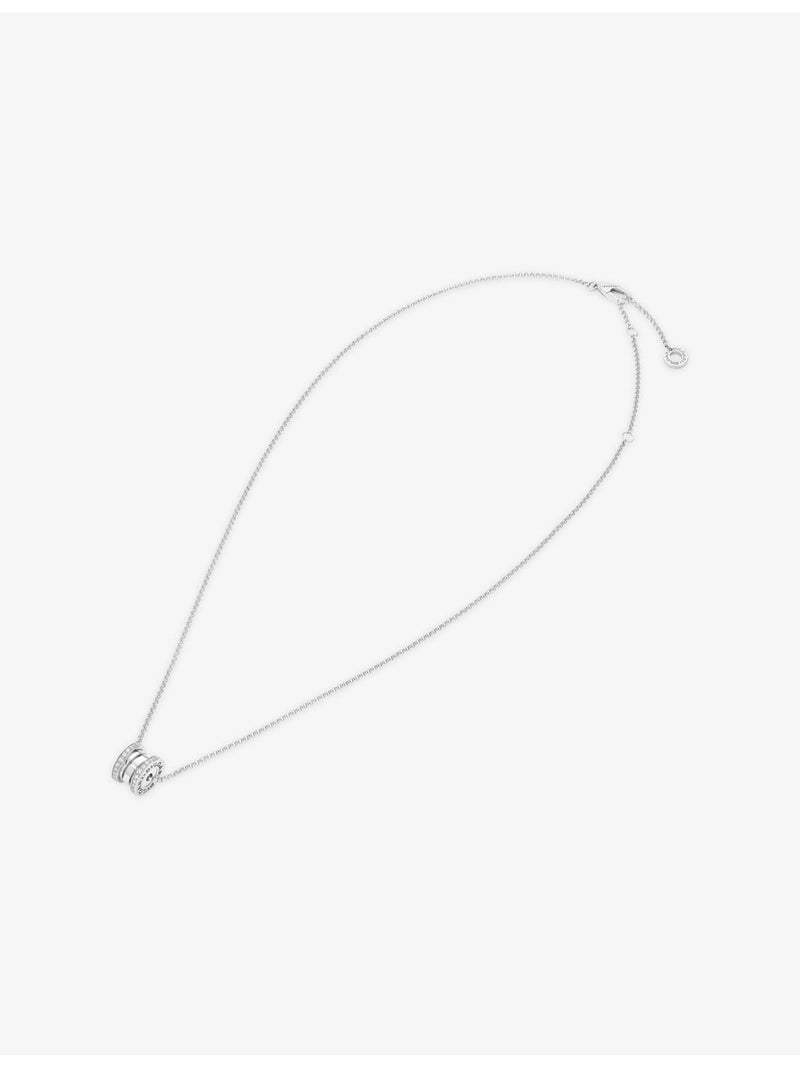 Bvlgari B.zero1 18ct white gold diamond necklace, UK version