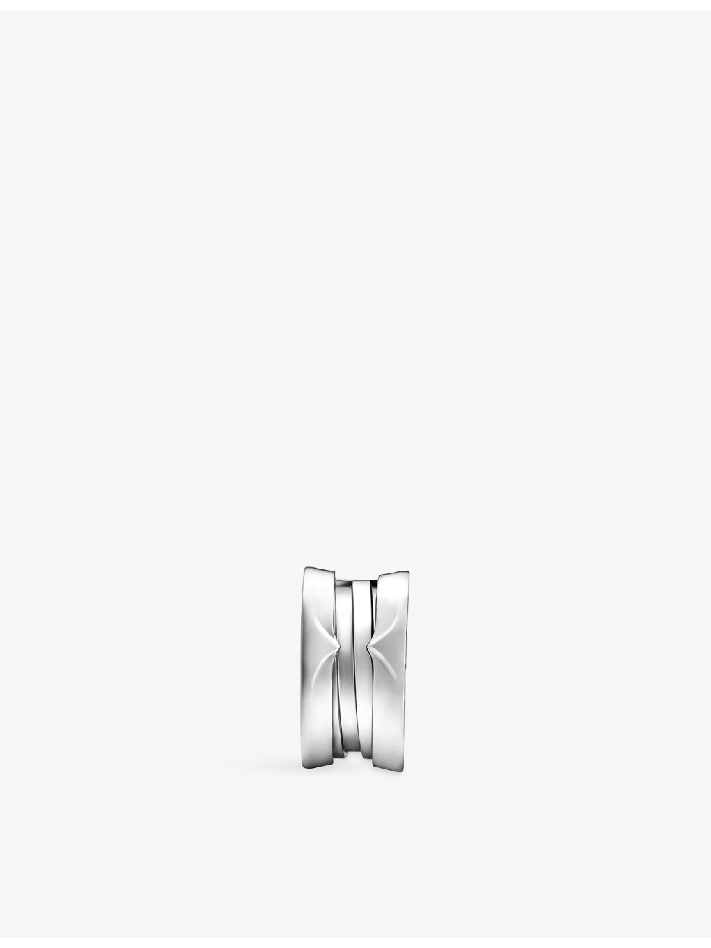 Bvlgari B.zero1 18ct white gold single hoop earring, UK version