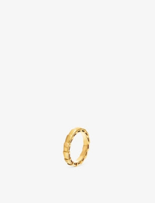 Bvlgari Serpenti Viper 18ct Yellow Gold Wedding Band Ring