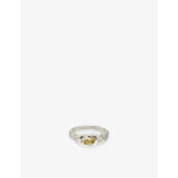 Polo Yellow Sterling-Silver And Lemon Quartz Ring - L