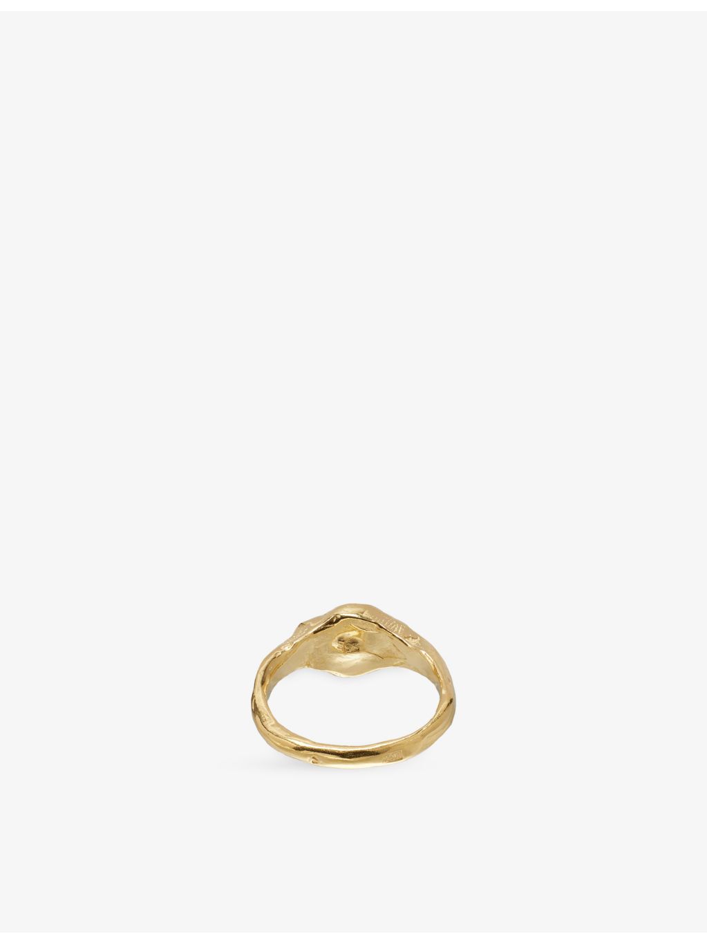 Simuero 18ct gold vermeil amethyst ring - British product
