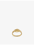 Simuero 18ct gold vermeil amethyst ring - British product