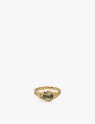 Simuero S Faro La Mola 18ct Gold Vermeil and Amethyst Ring