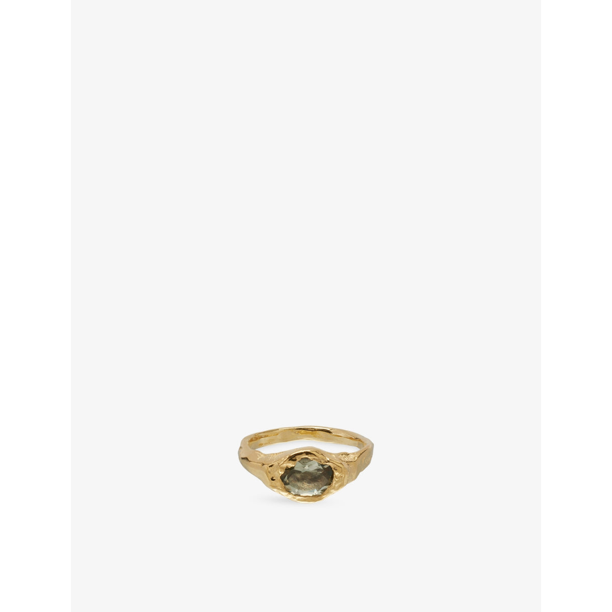 S Faro La Mola  18ct Gold Vermeil And Amethyst Ring - L