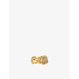 Vera 18ct Yellow Gold-Plated Sterling-Silver Ring - L