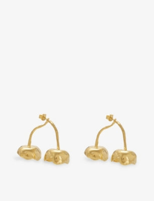 Simuero Cerezas cherry design earrings, imported from the UK