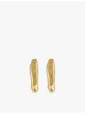 Gamba 18ct gold plated earrings 21 x 15 mm (British brand)