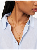 Simuero Plátano 18ct gold plated brass necklace, imported from the UK