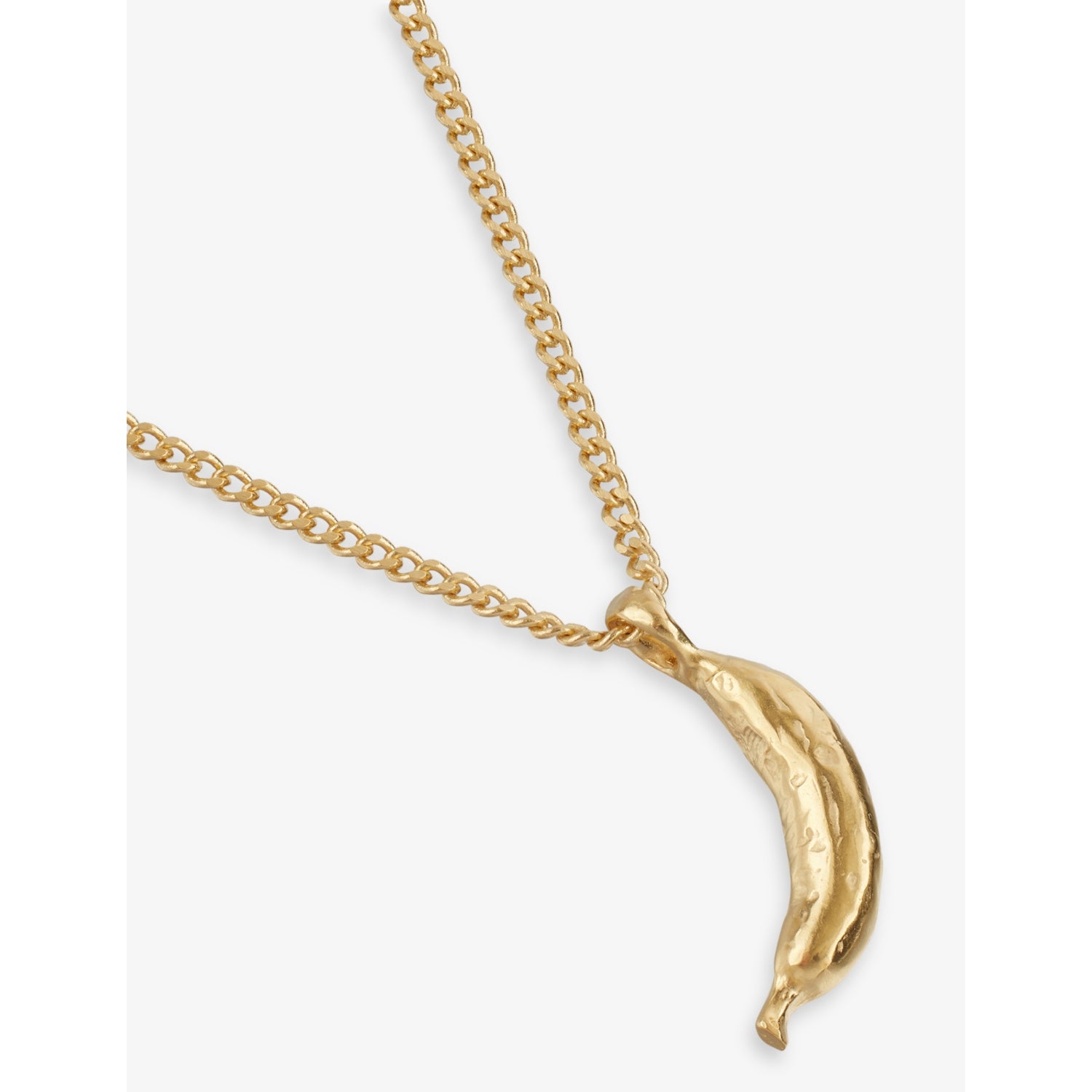 Simuero Plátano 18ct gold plated brass necklace, imported from the UK