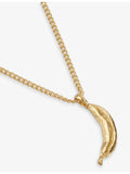 Simuero Plátano 18ct gold plated brass necklace, imported from the UK