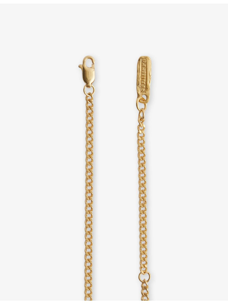Simuero Plátano 18ct gold plated brass necklace, imported from the UK