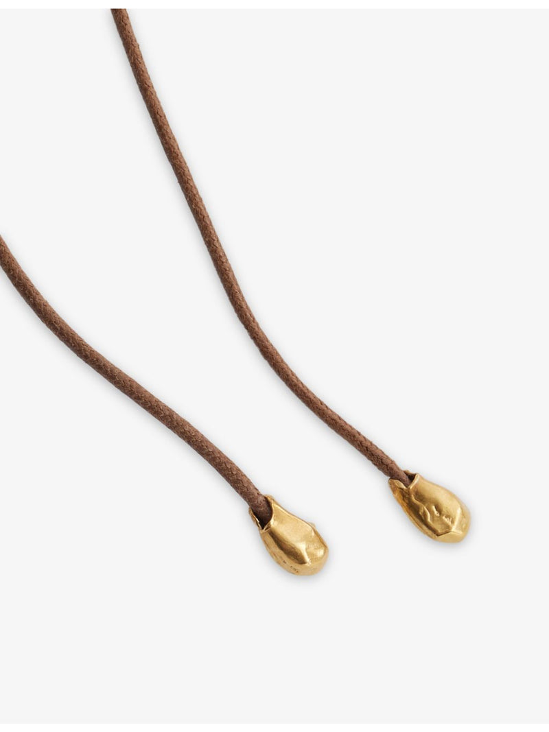 Simuero Espiral necklace in gold-plated brass (British brand)
