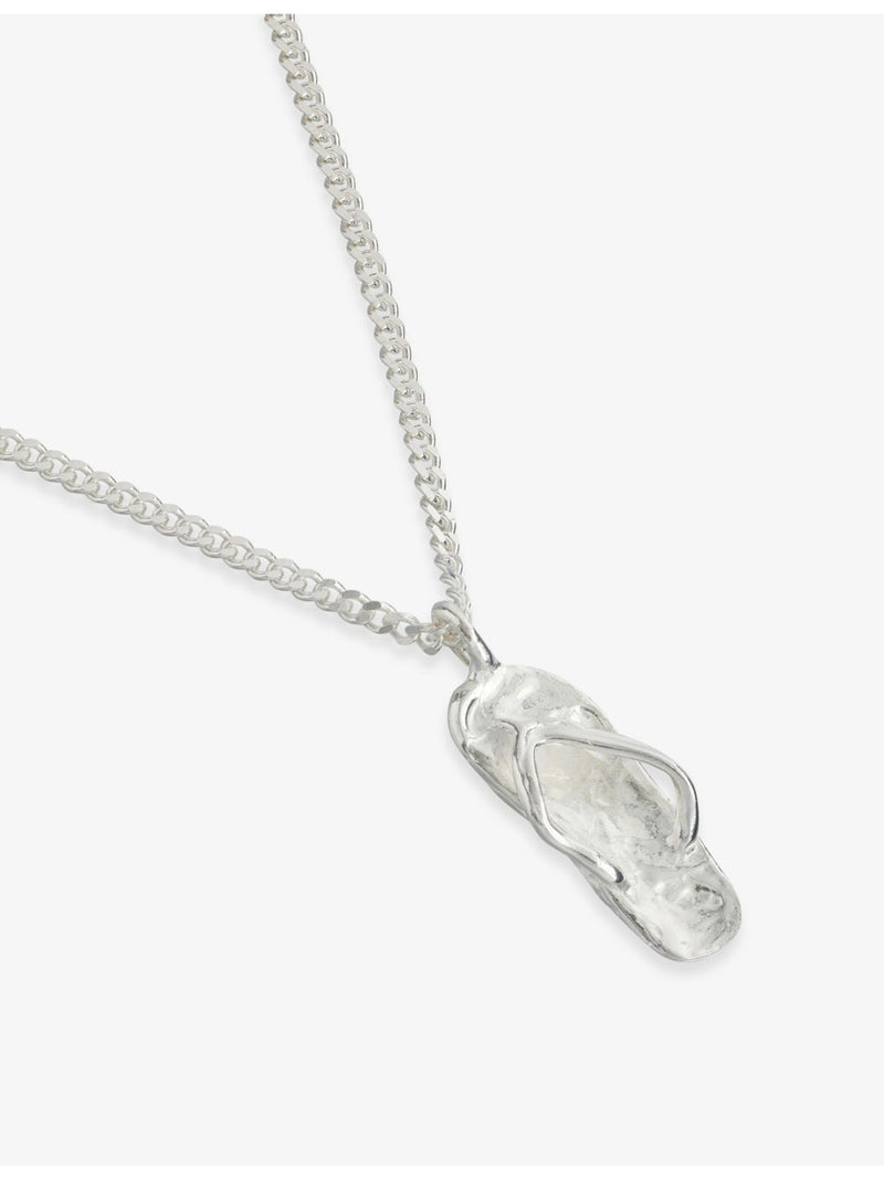 Simuero sterling silver necklace with abstract pendant, imported from the UK