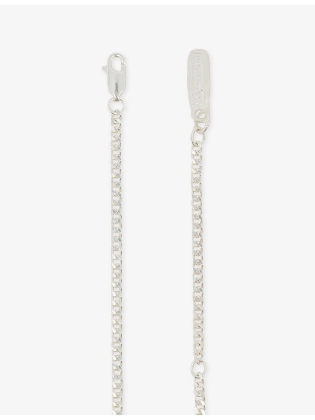 Simuero sterling silver necklace with abstract pendant, imported from the UK