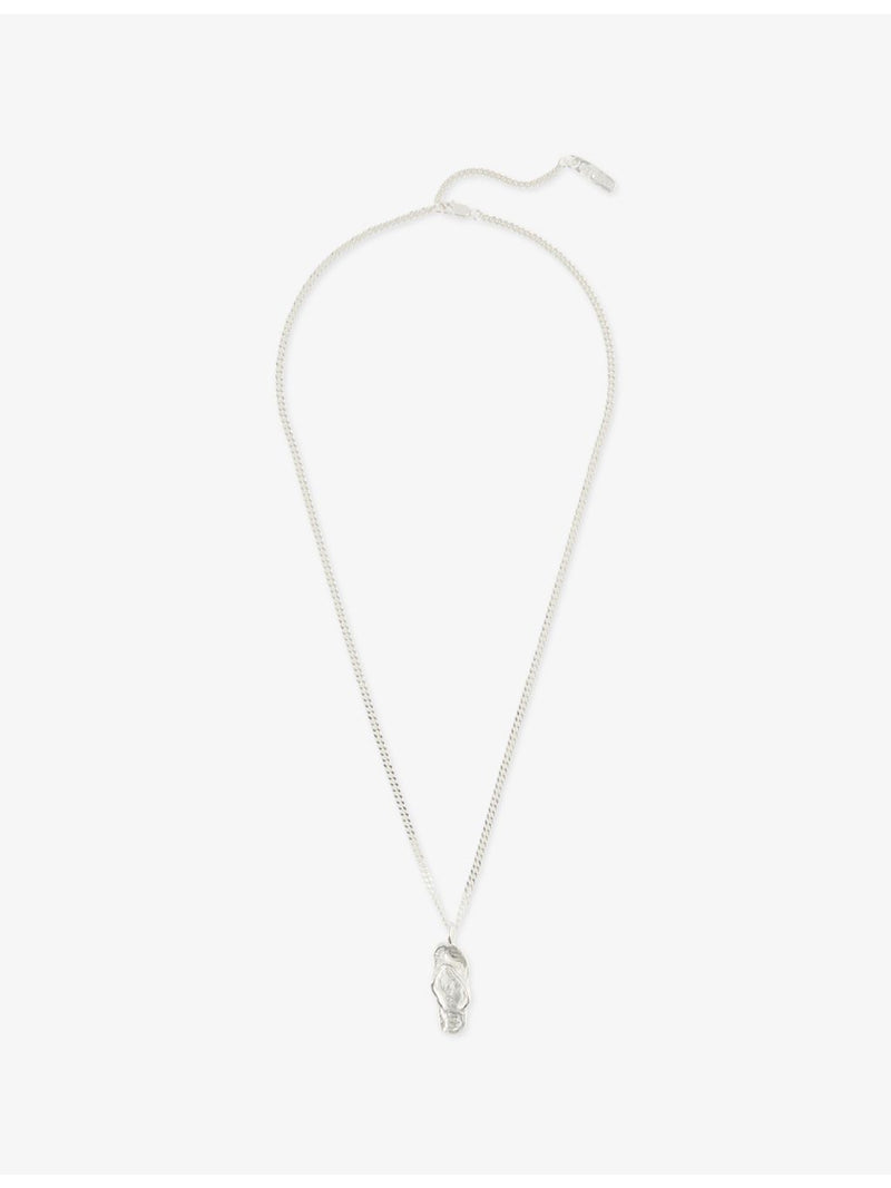 Simuero sterling silver necklace with abstract pendant, imported from the UK