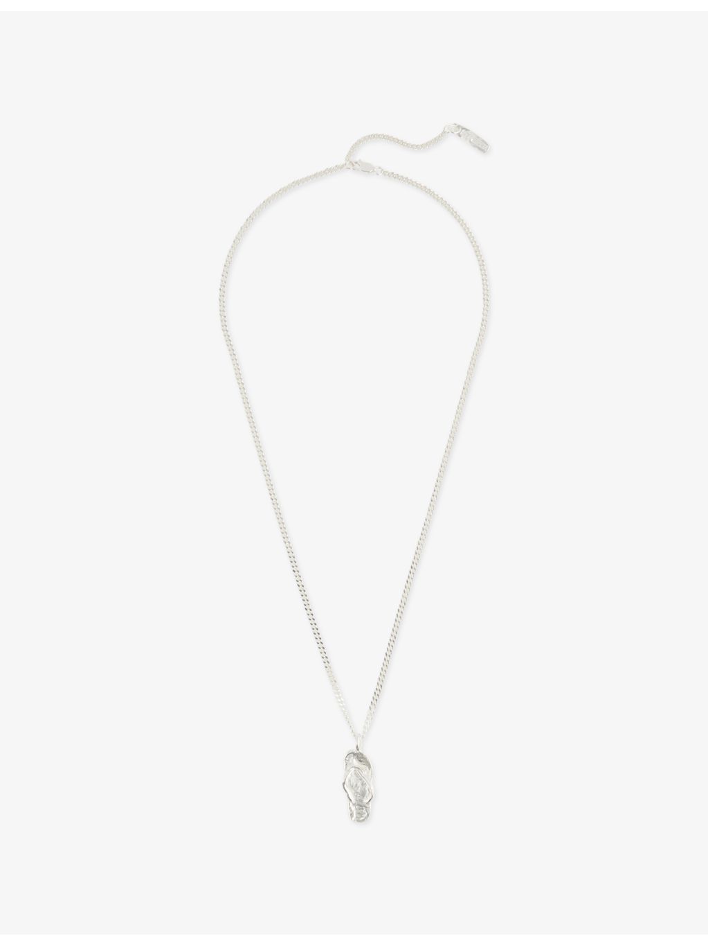 Simuero sterling silver necklace with abstract pendant, imported from the UK
