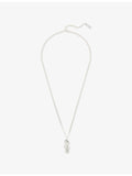 Simuero sterling silver necklace with abstract pendant, imported from the UK