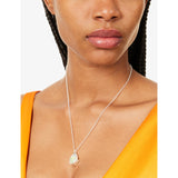Simuero Nectar Uva sterling silver necklace with Prehnite, imported from the UK