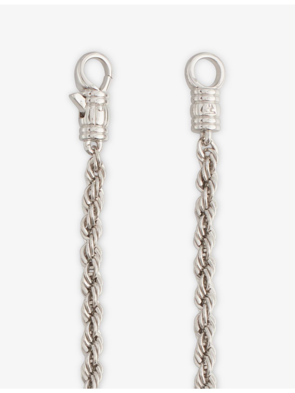 Tom Wood rope bracelet rhodium-plated 925 sterling silver (British brand)