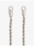 Tom Wood rope bracelet rhodium-plated 925 sterling silver (British brand)