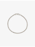 Tom Wood rope bracelet rhodium-plated 925 sterling silver (British brand)
