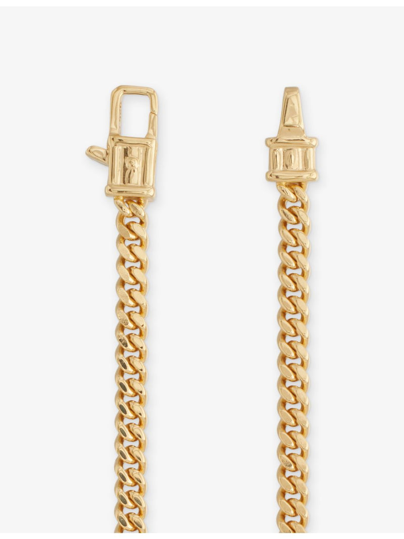 Tom Wood curb bracelet 18ct gold-plated sterling silver, UK version