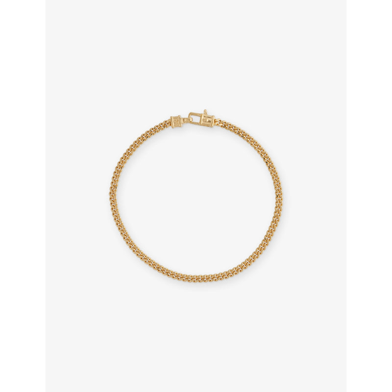 Tom Wood curb bracelet 18ct gold-plated sterling silver, UK version